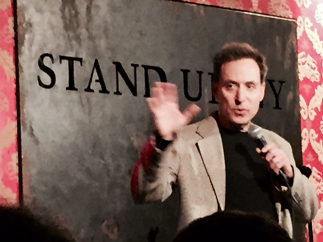 Dr. Spier at the Comedy Cellar, NYC